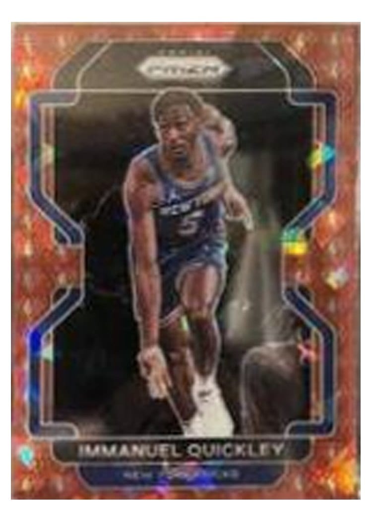 2021-22 Panini Prizm Base Set Immanuel Quickley #129 card