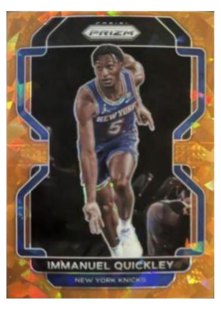 2021-22 Panini Prizm Base Set Immanuel Quickley #129 card