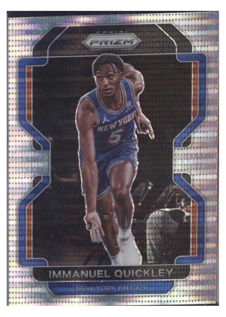 2021-22 Panini Prizm Base Set Immanuel Quickley #129 card