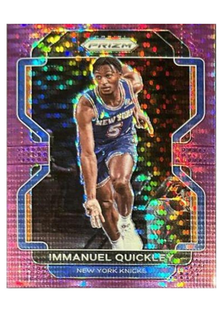 2021-22 Panini Prizm Base Set Immanuel Quickley #129 card