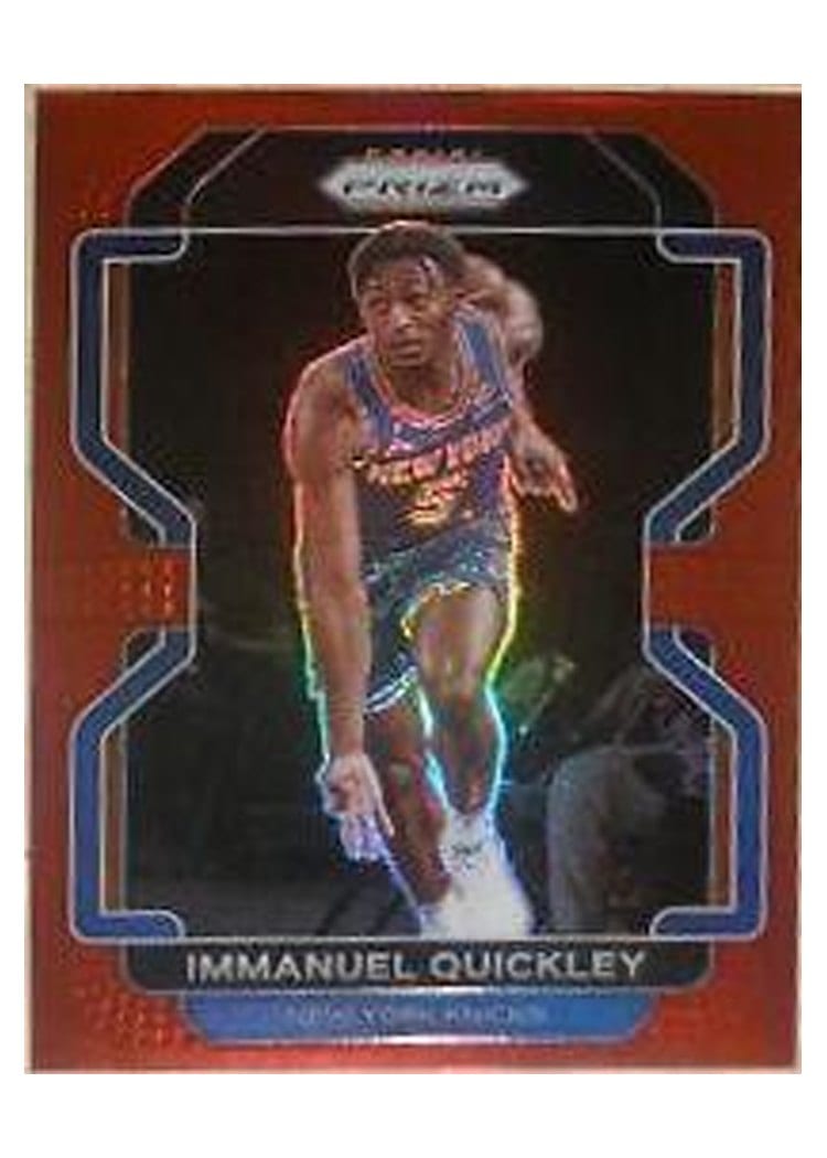 2021-22 Panini Prizm Base Set Immanuel Quickley #129 card
