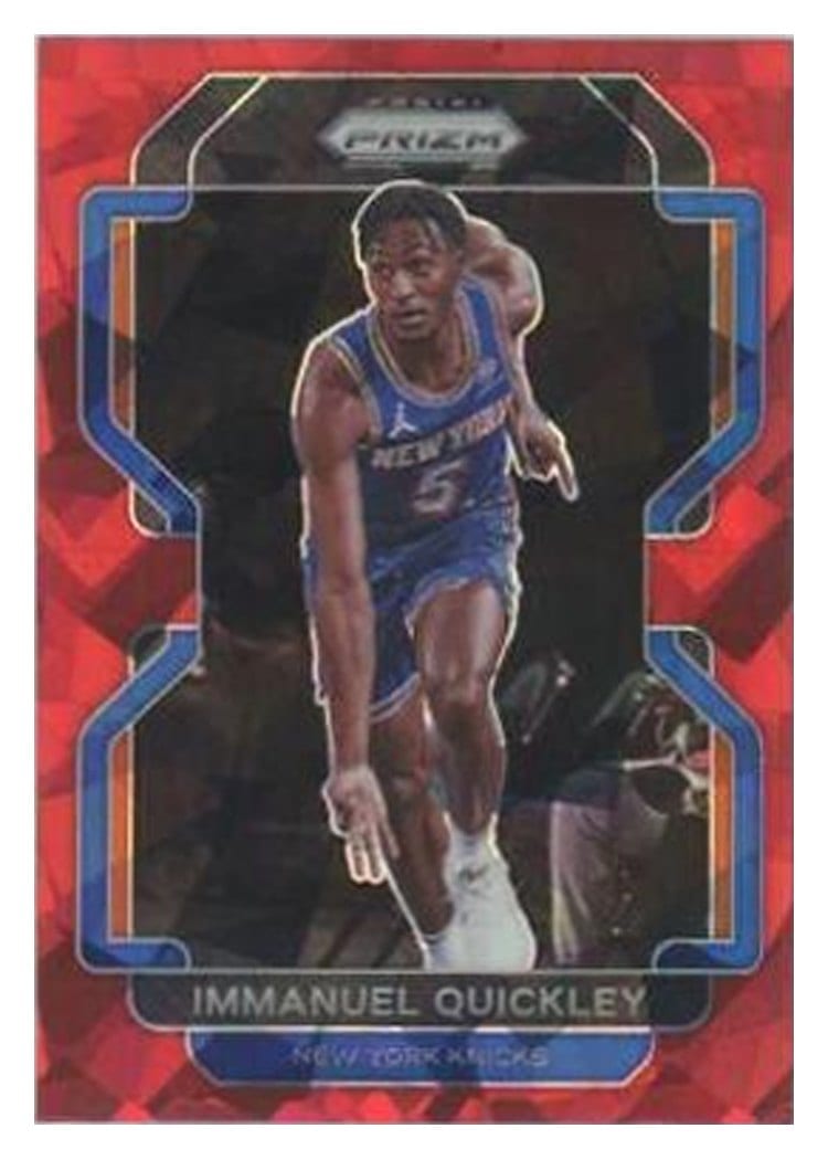 2021-22 Panini Prizm Base Set Immanuel Quickley #129 card
