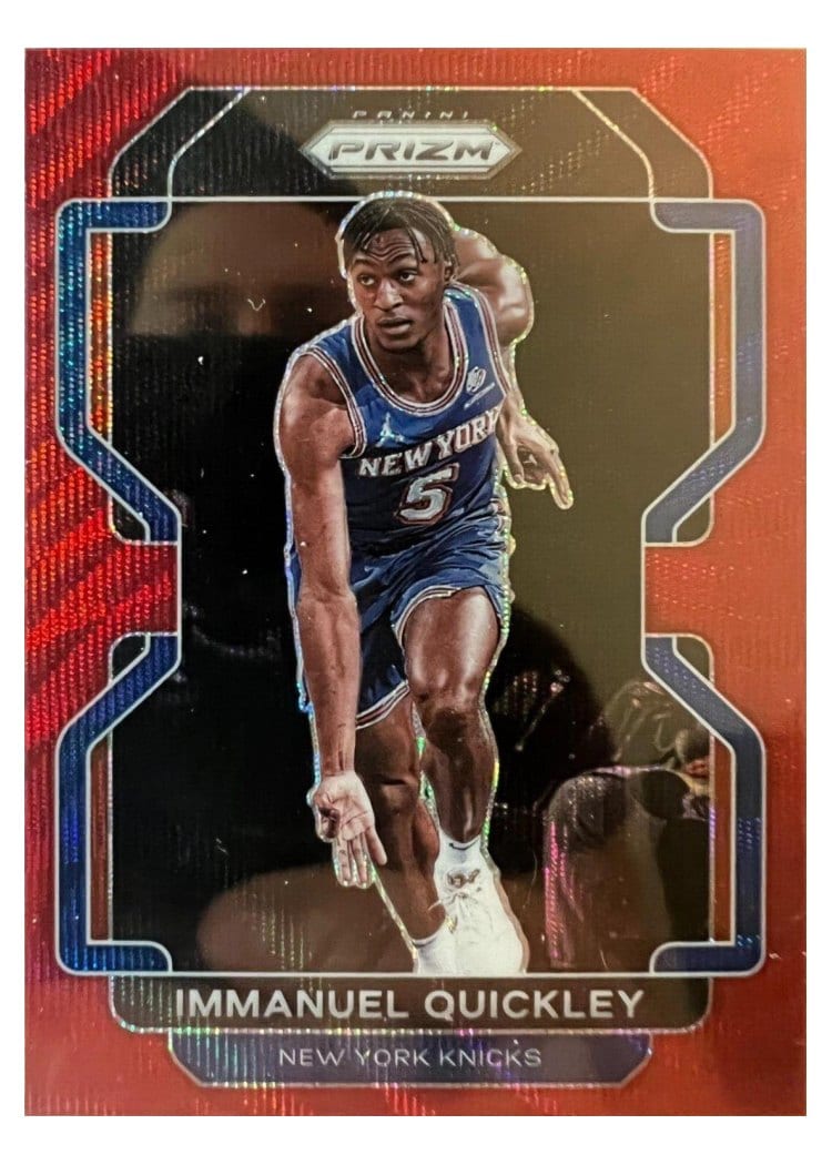 2021-22 Panini Prizm Base Set Immanuel Quickley #129 card