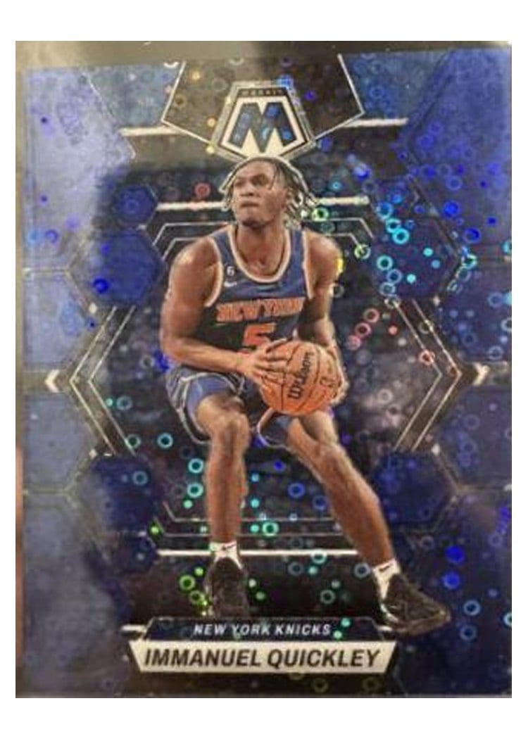 2022-23 Panini Mosaic Base Set Immanuel Quickley #63 card