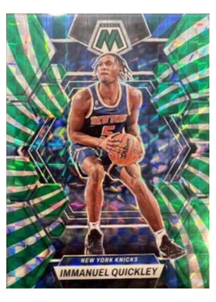 2022-23 Panini Mosaic Base Set Immanuel Quickley #63 card