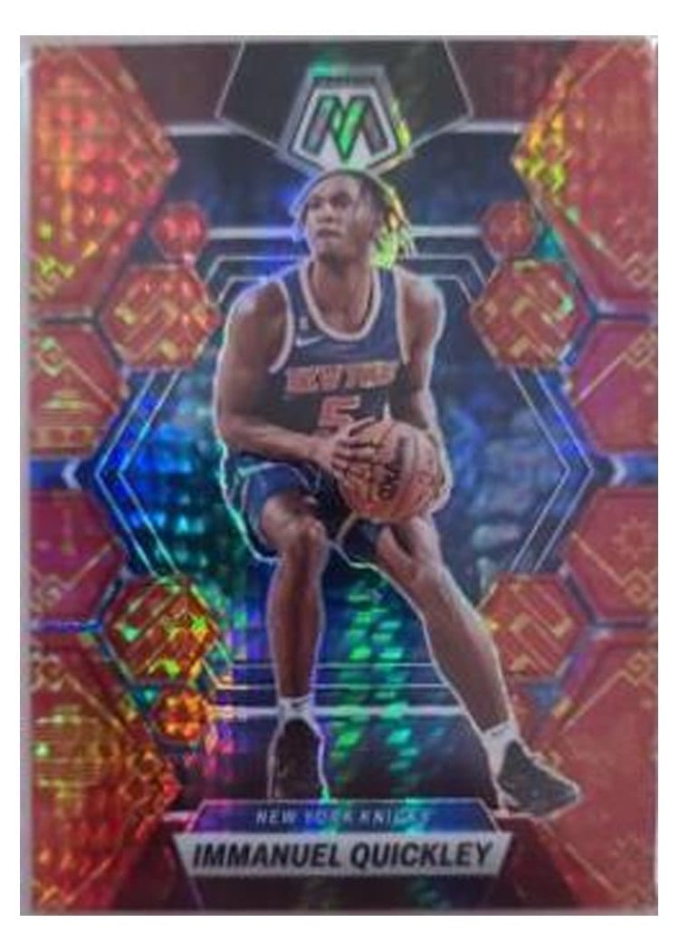 2022-23 Panini Mosaic Base Set Immanuel Quickley Lucky Envelopes #63 card