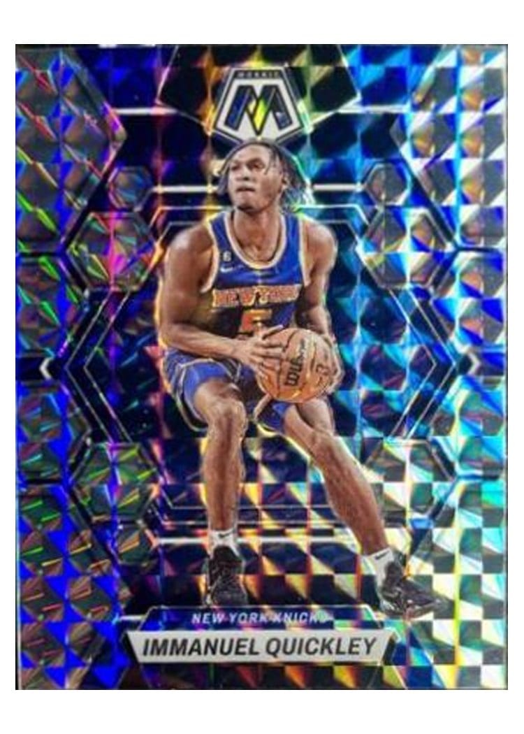 2022-23 Panini Mosaic Base Set Immanuel Quickley #63 card