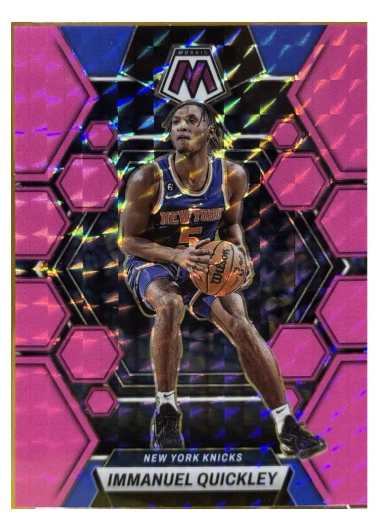 2022-23 Panini Mosaic Base Set Immanuel Quickley #63 card