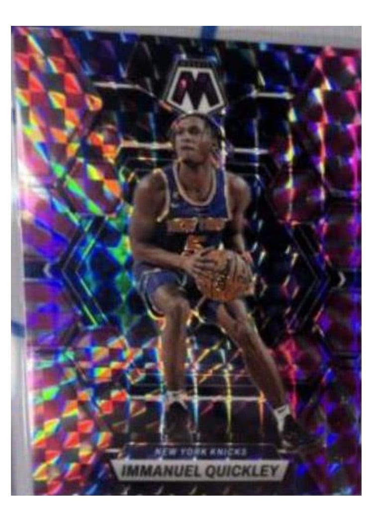 2022-23 Panini Mosaic Base Set Immanuel Quickley #63 card