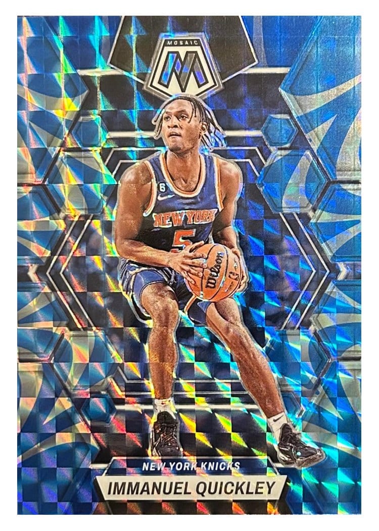 2022-23 Panini Mosaic Base Set Immanuel Quickley #63 card