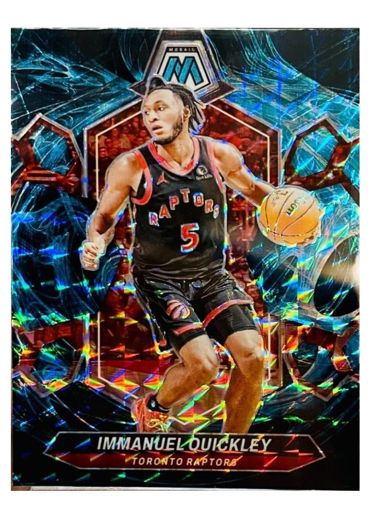 2023-24 Panini Mosaic Base Set Immanuel Quickley #114 card