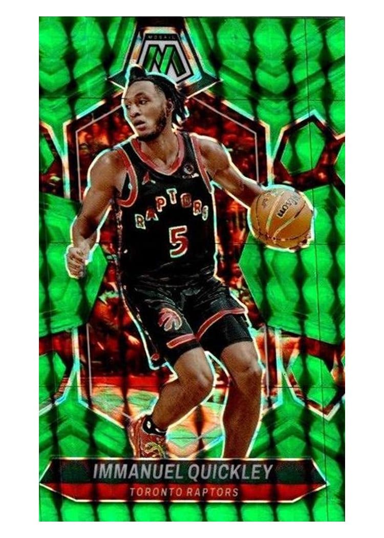2023-24 Panini Mosaic Base Set Immanuel Quickley #114 card