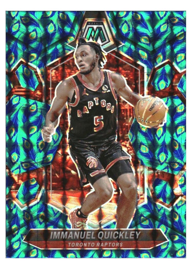 2023-24 Panini Mosaic Base Set Immanuel Quickley #114 card