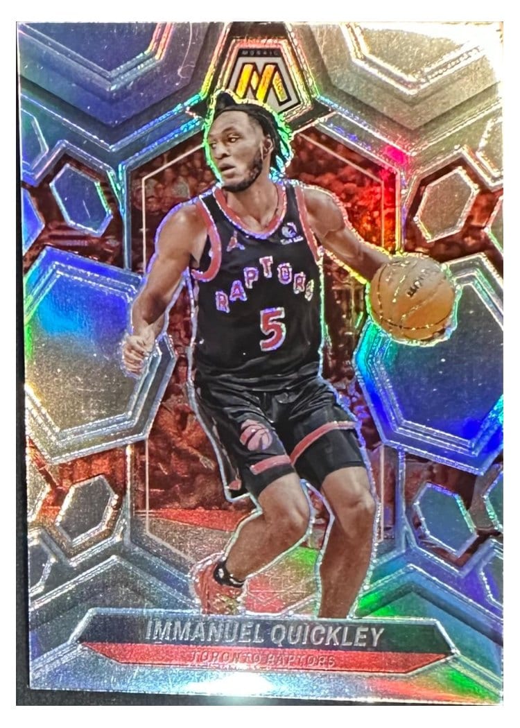 2023-24 Panini Mosaic Base Set Immanuel Quickley #114 card