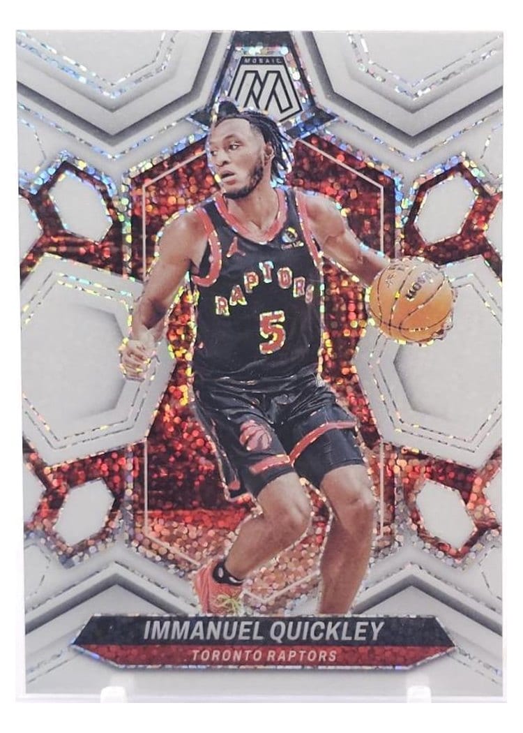 2023-24 Panini Mosaic Base Set Immanuel Quickley #114 card