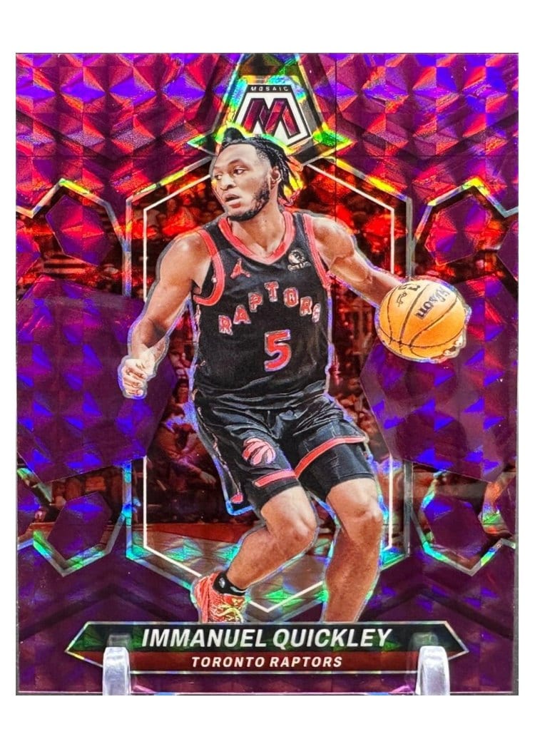 2023-24 Panini Mosaic Base Set Immanuel Quickley #114 card