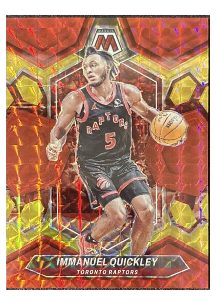 2023-24 Panini Mosaic Base Set Immanuel Quickley #114 card
