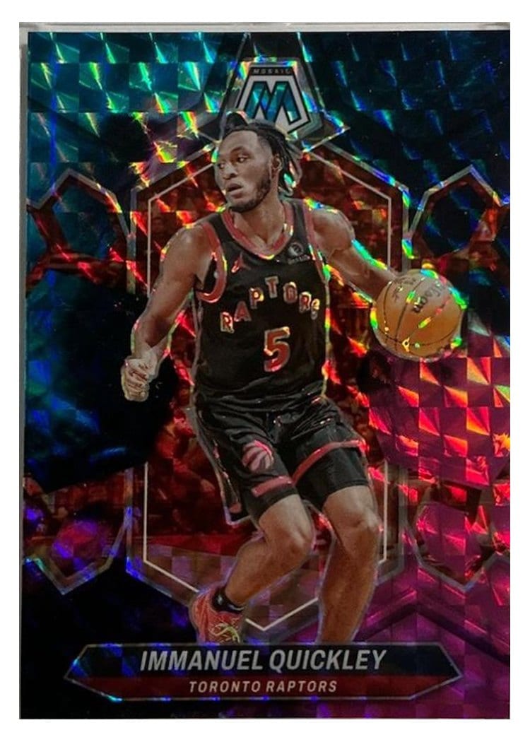 2023-24 Panini Mosaic Base Set Immanuel Quickley #114 card