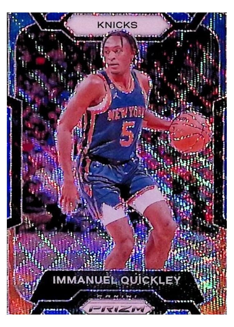 2023-24 Panini Prizm Base Set Immanuel Quickley #33 card