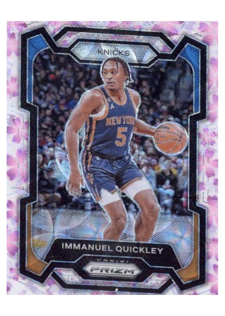 2023-24 Panini Prizm Base Set Immanuel Quickley #33 card