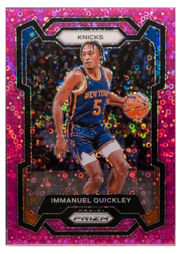 2023-24 Panini Prizm Base Set Immanuel Quickley #33 card