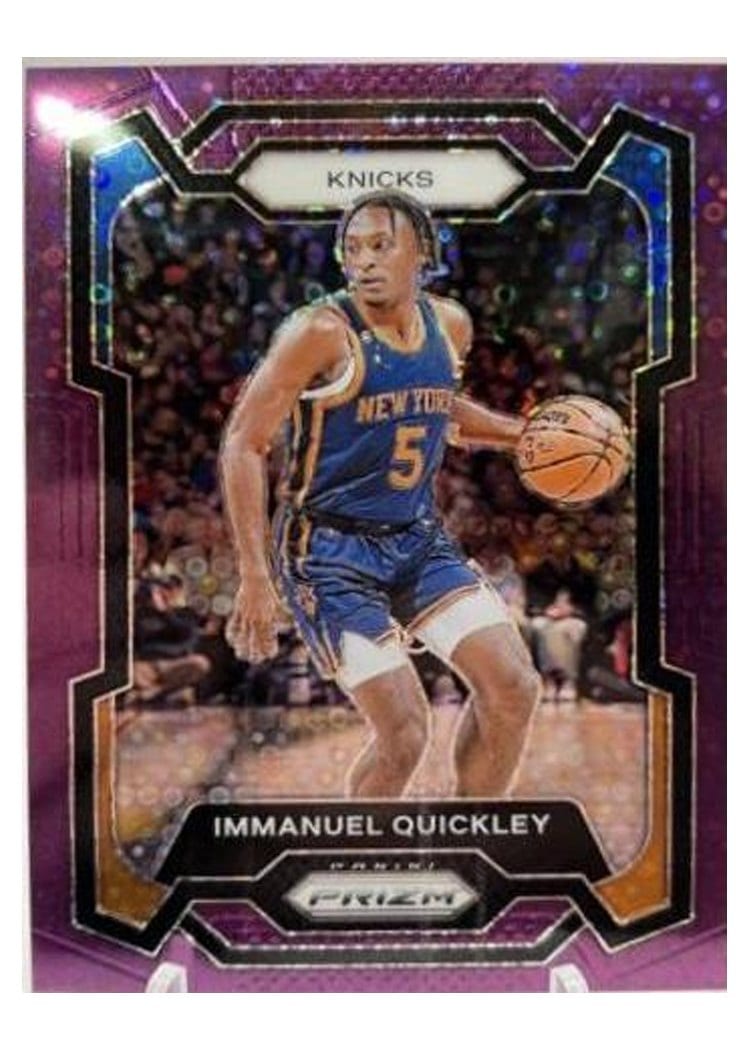 2023-24 Panini Prizm Base Set Immanuel Quickley #33 card