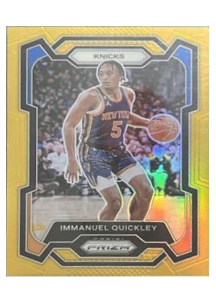 2023-24 Panini Prizm Base Set Immanuel Quickley #33 card
