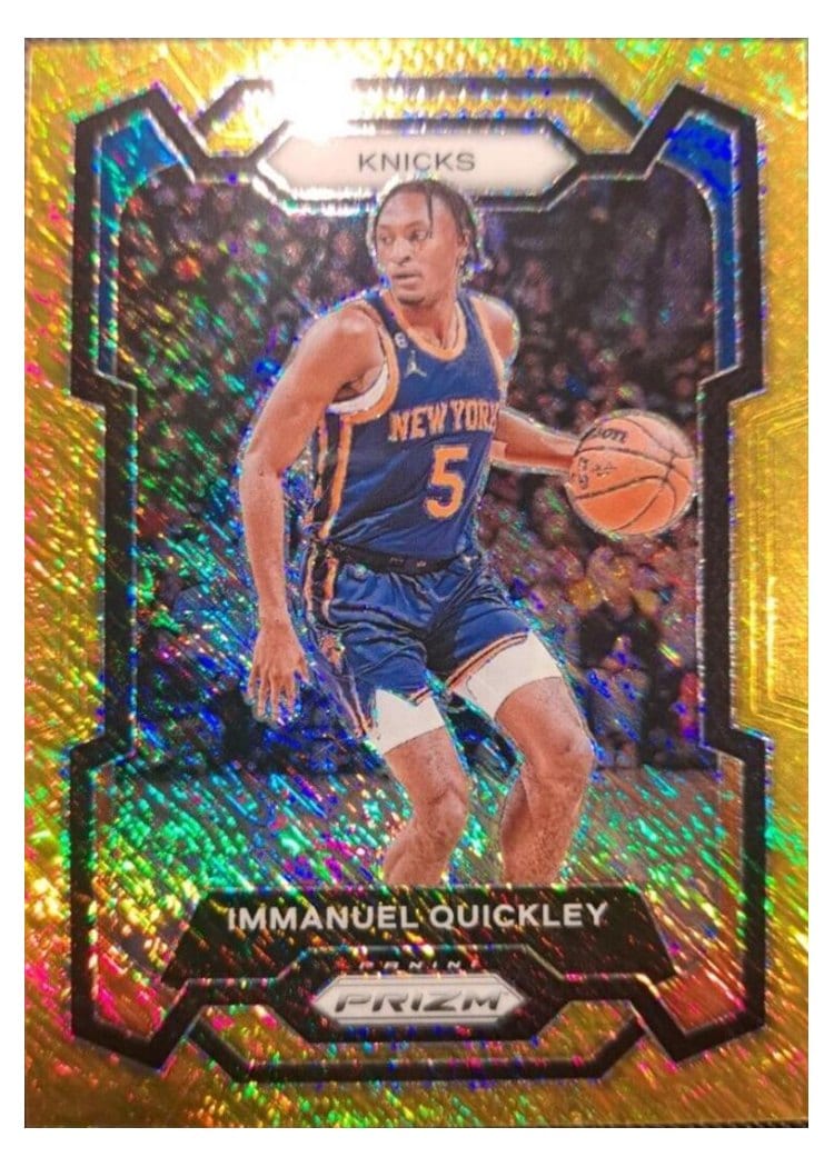 2023-24 Panini Prizm Base Set Immanuel Quickley #33 card