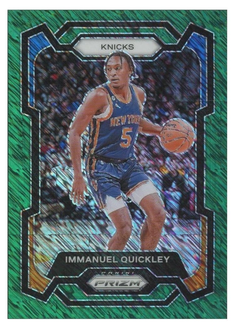 2023-24 Panini Prizm Base Set Immanuel Quickley #33 card
