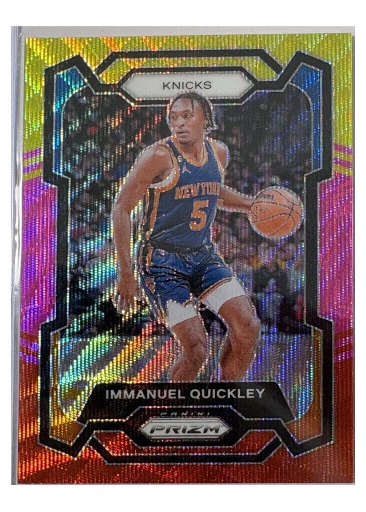 2023-24 Panini Prizm Base Set Immanuel Quickley #33 card
