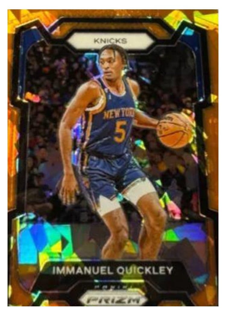 2023-24 Panini Prizm Base Set Immanuel Quickley #33 card