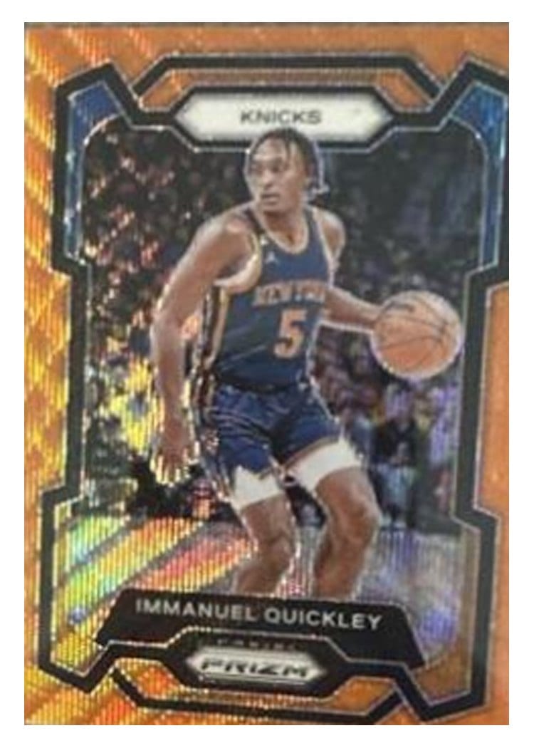 2023-24 Panini Prizm Base Set Immanuel Quickley #33 card