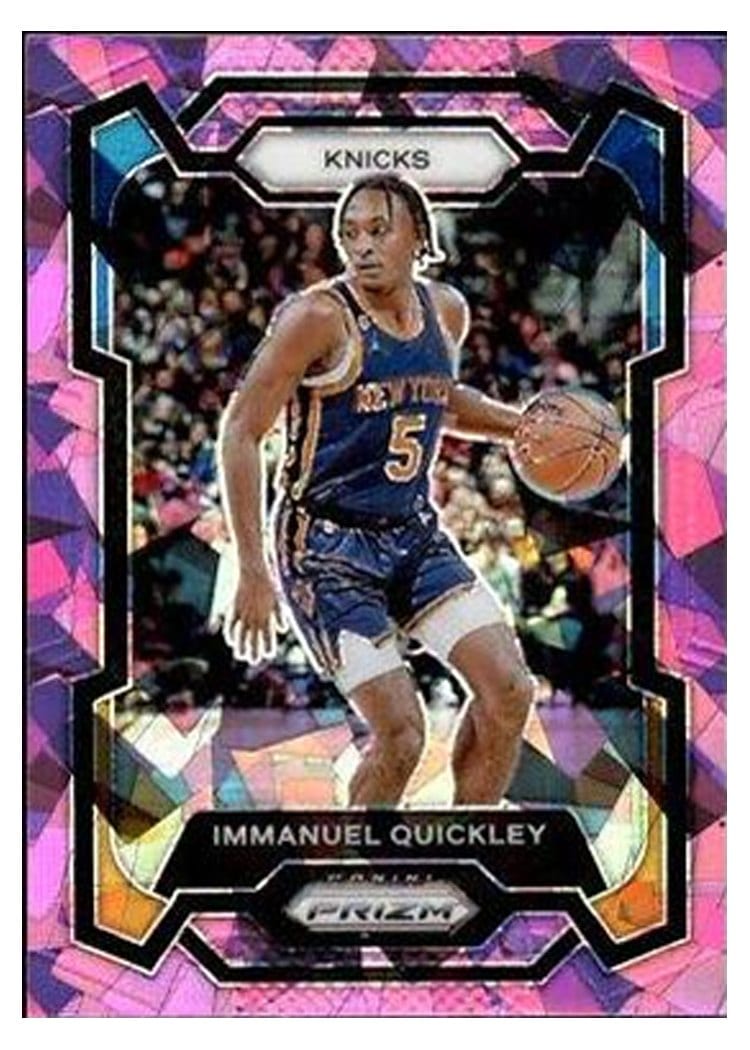 2023-24 Panini Prizm Base Set Immanuel Quickley #33 card