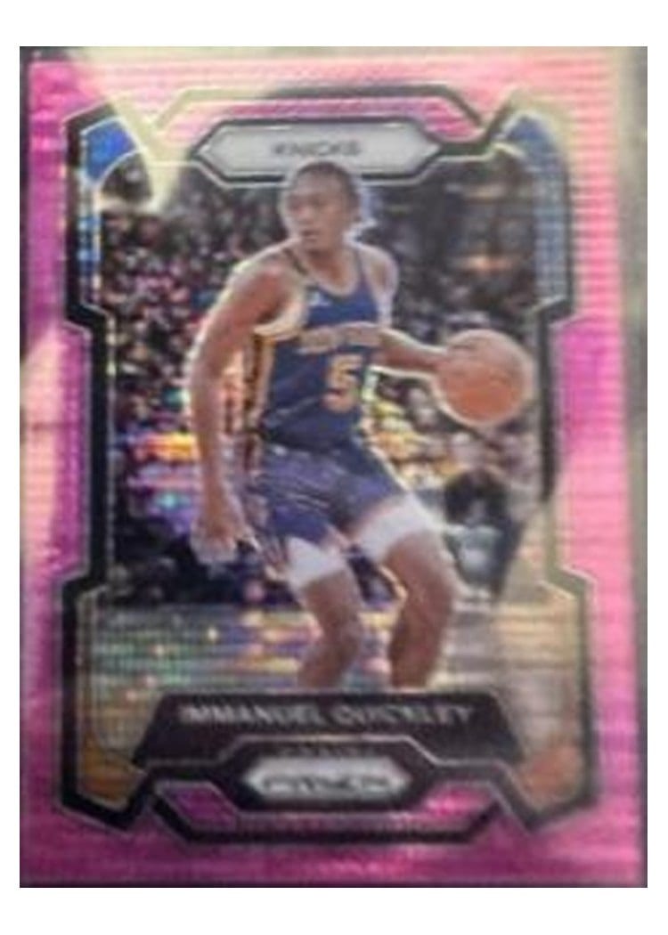 2023-24 Panini Prizm Base Set Immanuel Quickley #33 card