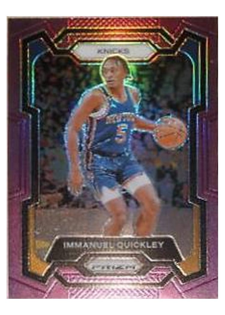 2023-24 Panini Prizm Base Set Immanuel Quickley #33 card