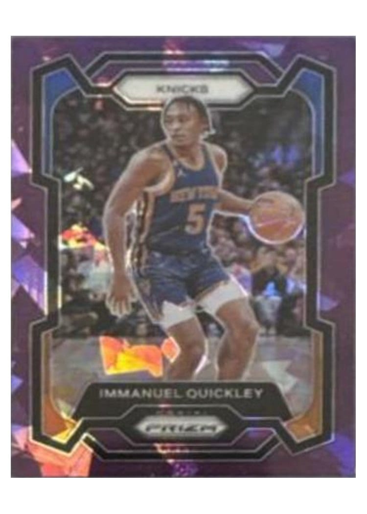 2023-24 Panini Prizm Base Set Immanuel Quickley #33 card