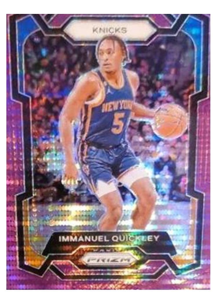2023-24 Panini Prizm Base Set Immanuel Quickley #33 card