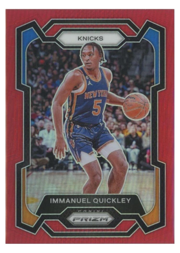 2023-24 Panini Prizm Base Set Immanuel Quickley #33 card