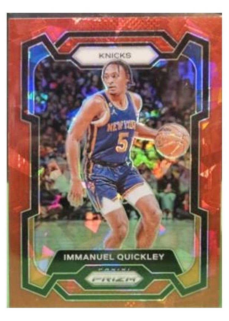 2023-24 Panini Prizm Base Set Immanuel Quickley #33 card