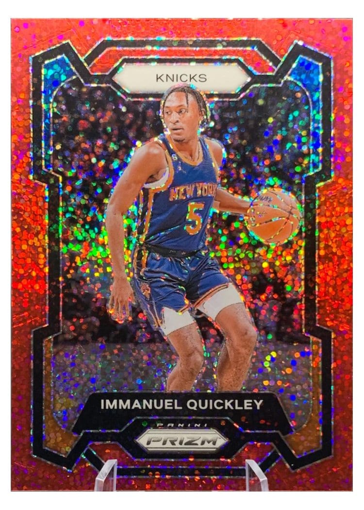 2023-24 Panini Prizm Base Set Immanuel Quickley #33 card