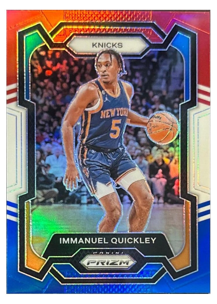 2023-24 Panini Prizm Base Set Immanuel Quickley #33 card