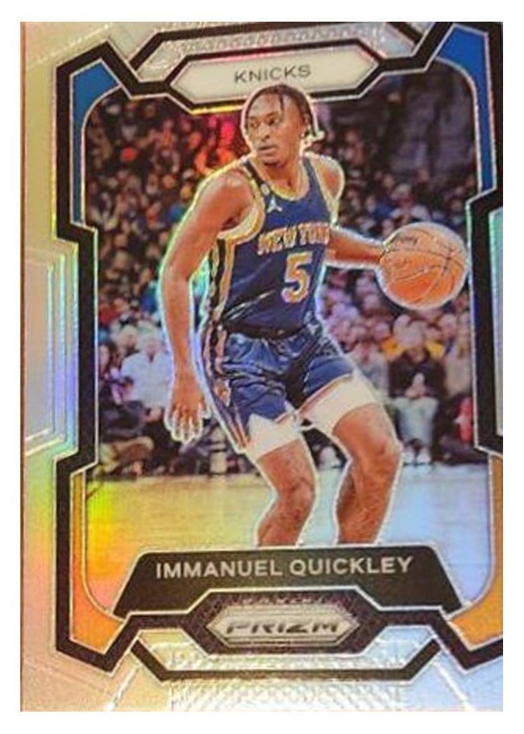 2023-24 Panini Prizm Base Set Immanuel Quickley #33 card