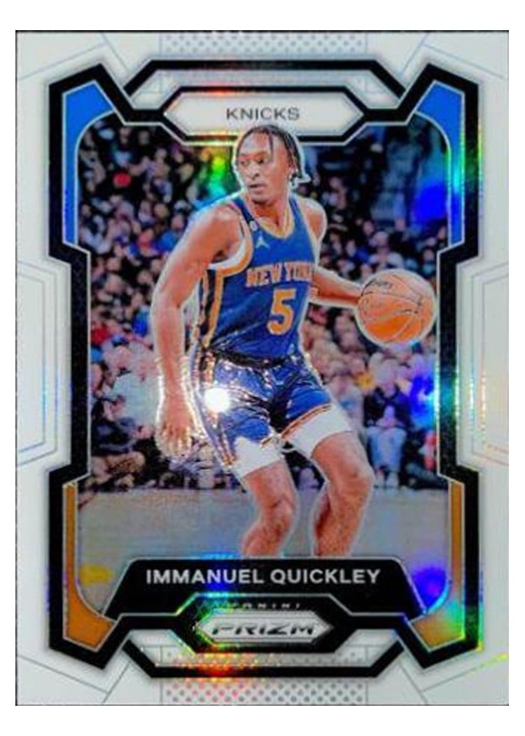 2023-24 Panini Prizm Base Set Immanuel Quickley #33 card