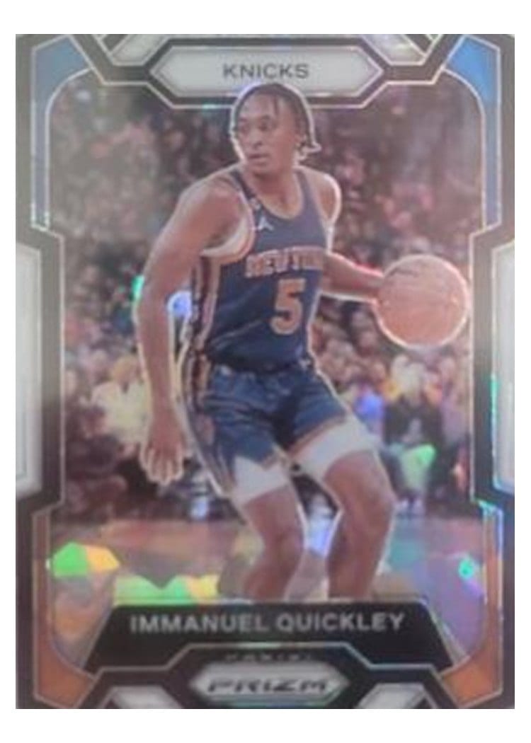 2023-24 Panini Prizm Base Set Immanuel Quickley #33 card