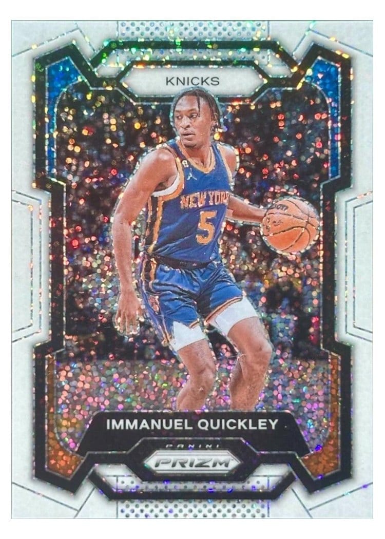 2023-24 Panini Prizm Base Set Immanuel Quickley #33 card