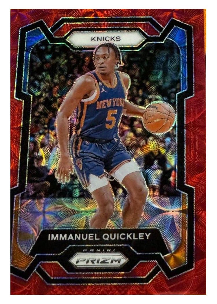 2023-24 Panini Prizm Base Set Immanuel Quickley #33 card