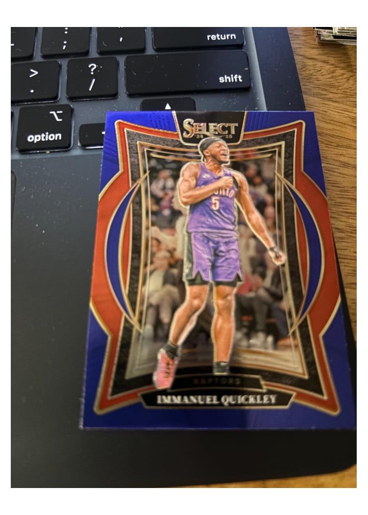 2024-25 Panini Select Base Set Immanuel Quickley #41 card