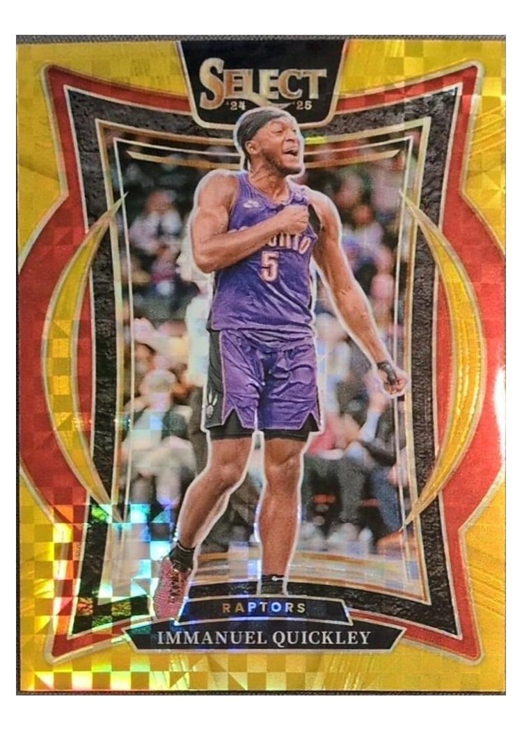 2024-25 Panini Select Base Set Immanuel Quickley #41 card