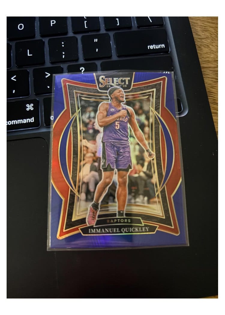 2024-25 Panini Select Base Set Immanuel Quickley #41 card