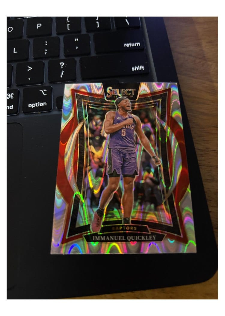 2024-25 Panini Select Base Set Immanuel Quickley #41 card